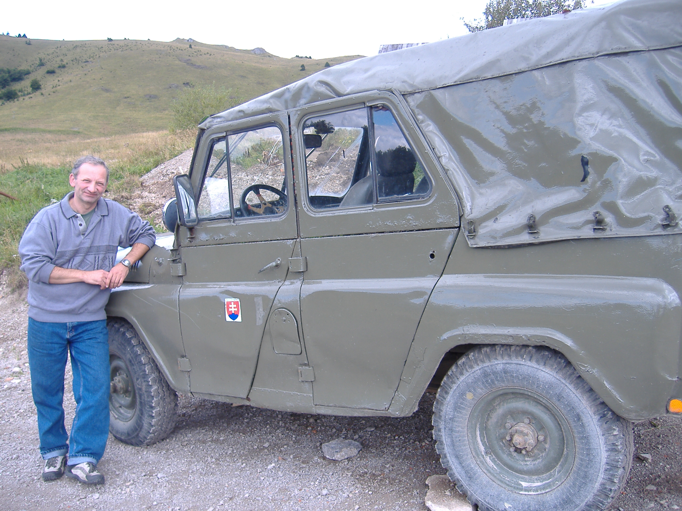 UAZ a ja  na Kráľovej studni